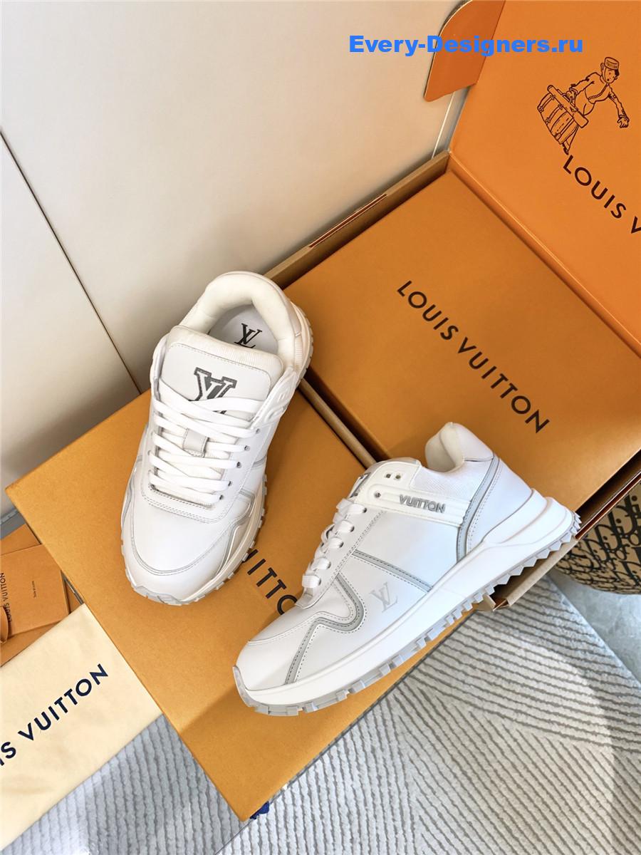 l0vis Vvtt0n white run away maxi sneakers