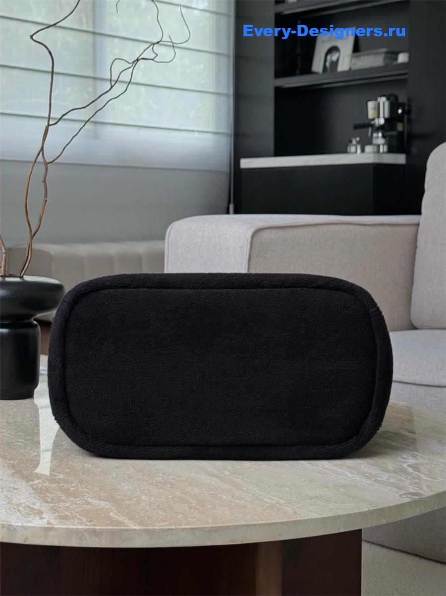 Ch**el black denim hobo bag