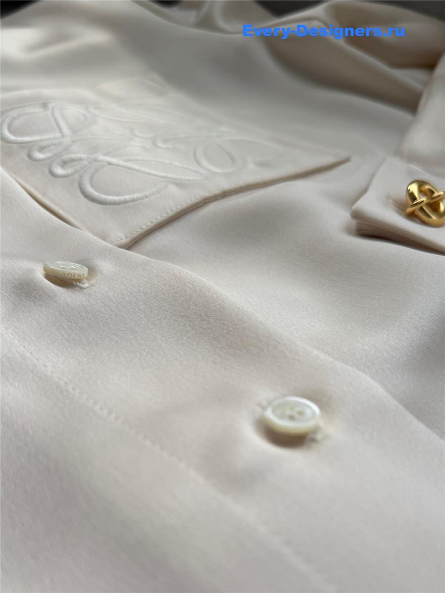 L0ew* pyjama button-up blouse