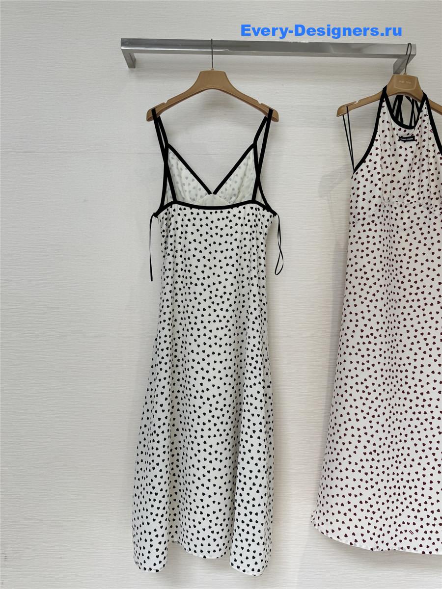 Miu Miu V-Neck Suspender Dress