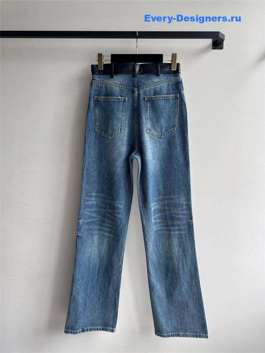 Ce1i*e straight leg jeans in blue