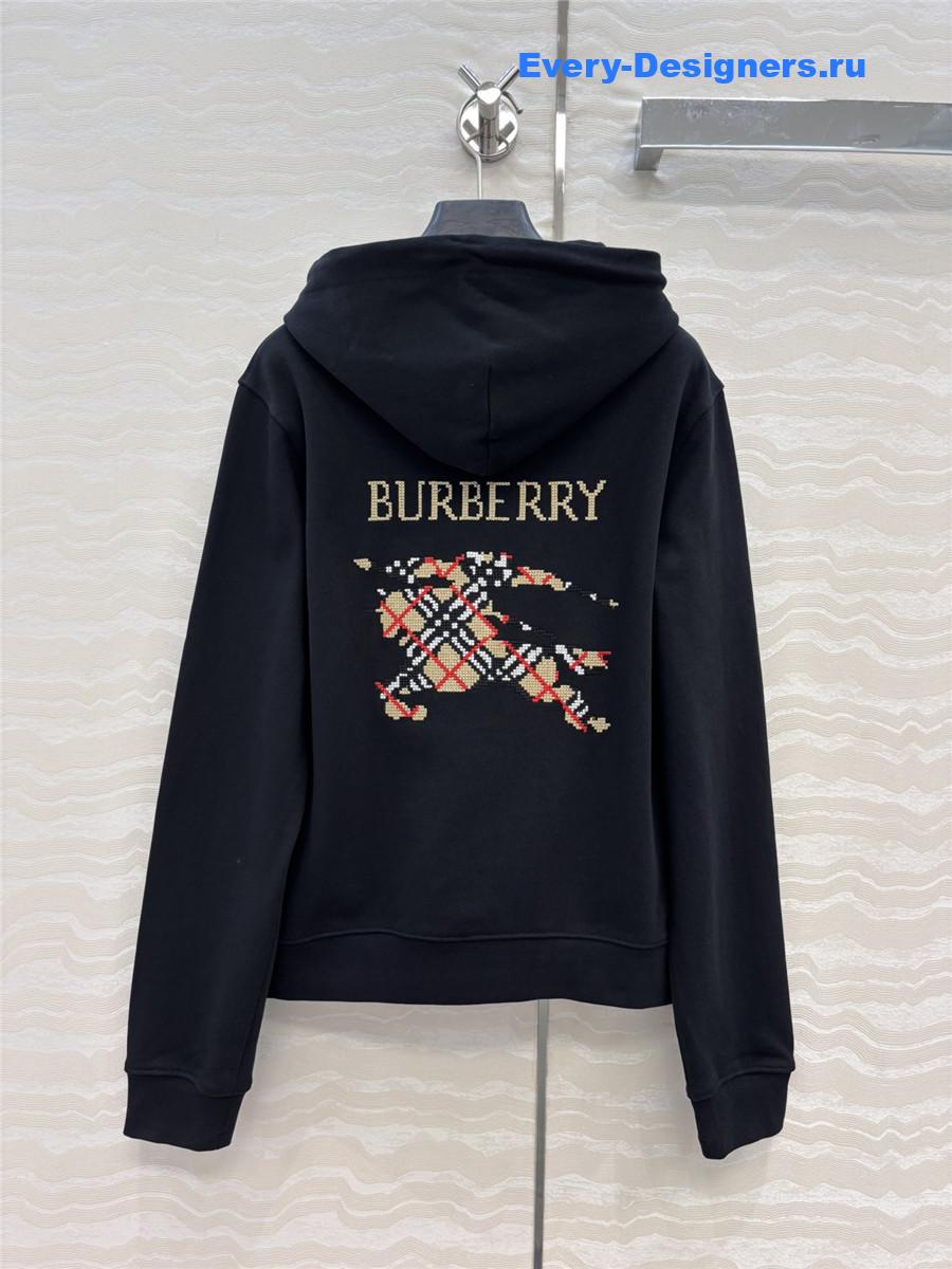 Bv*b*rry black knight stamp hoodie