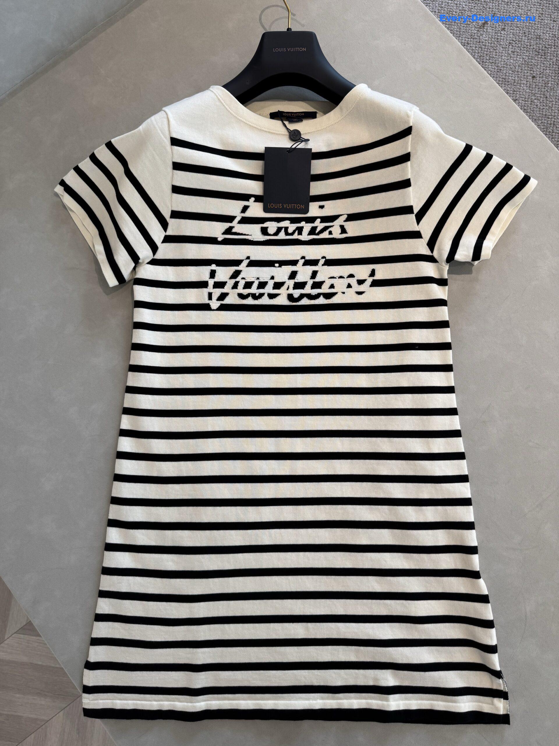 l0vis Vvtt0n signature stripes knit dress
