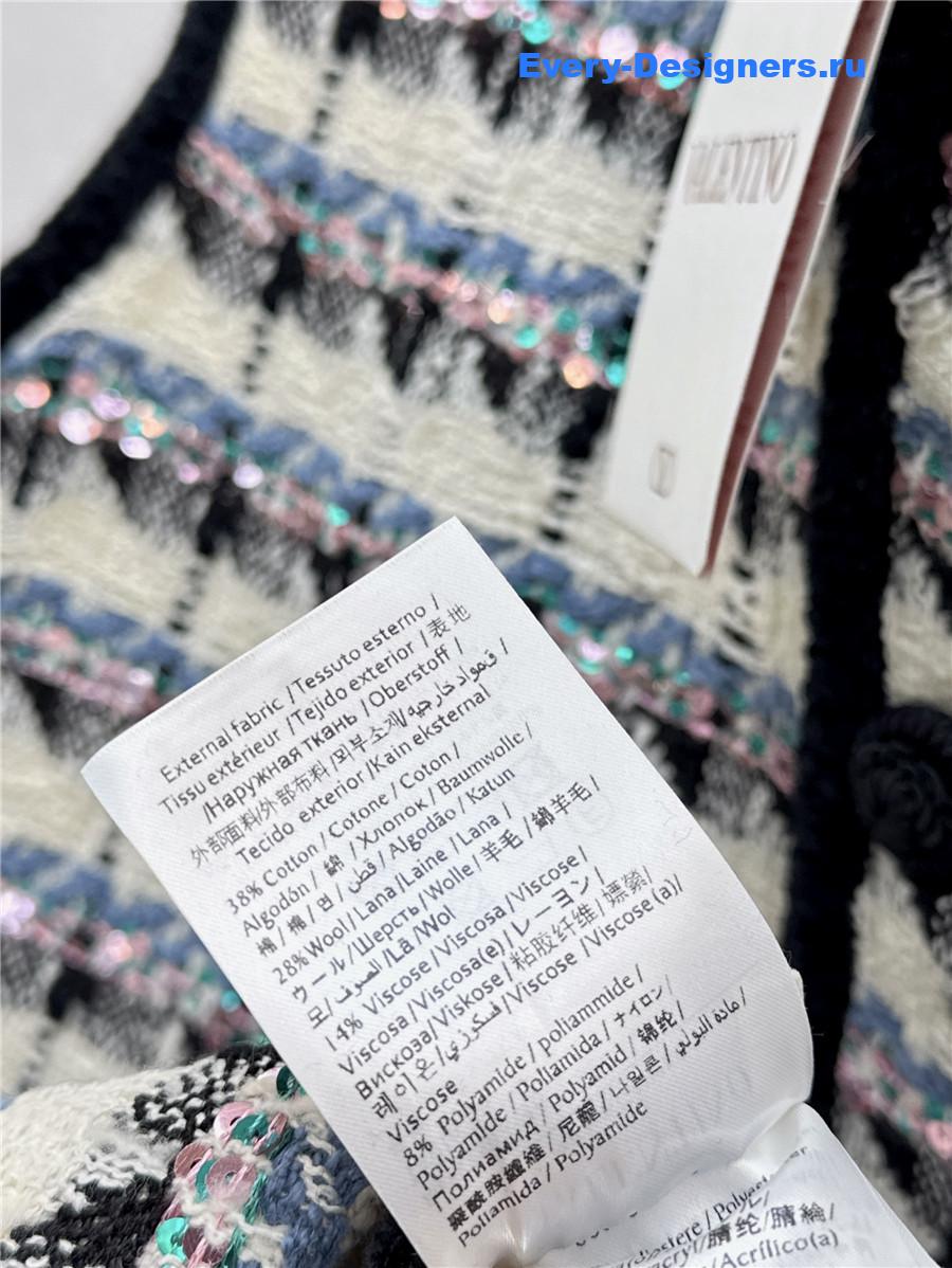 Va1e*ntin0 mossi tweed vest