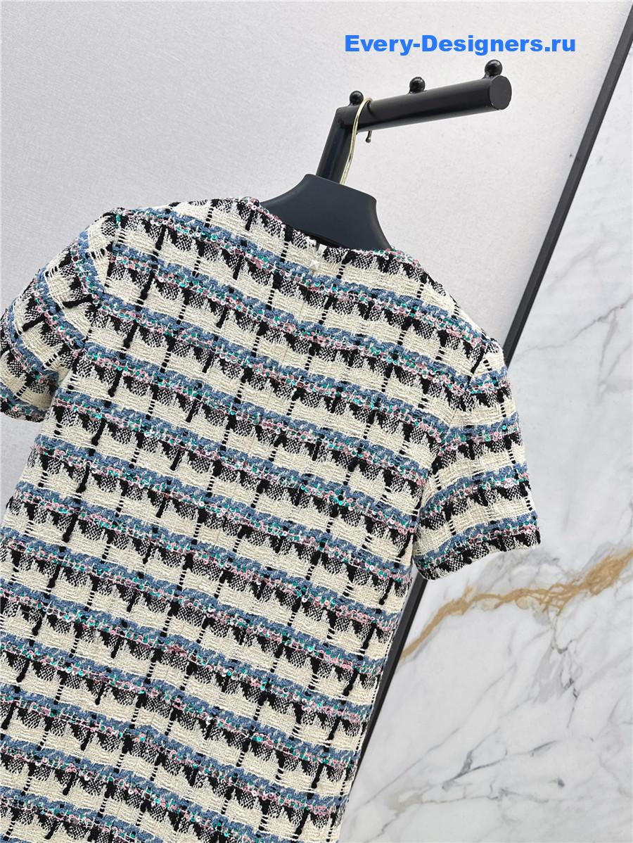 Va1e*ntin0 embellished tweed minidress