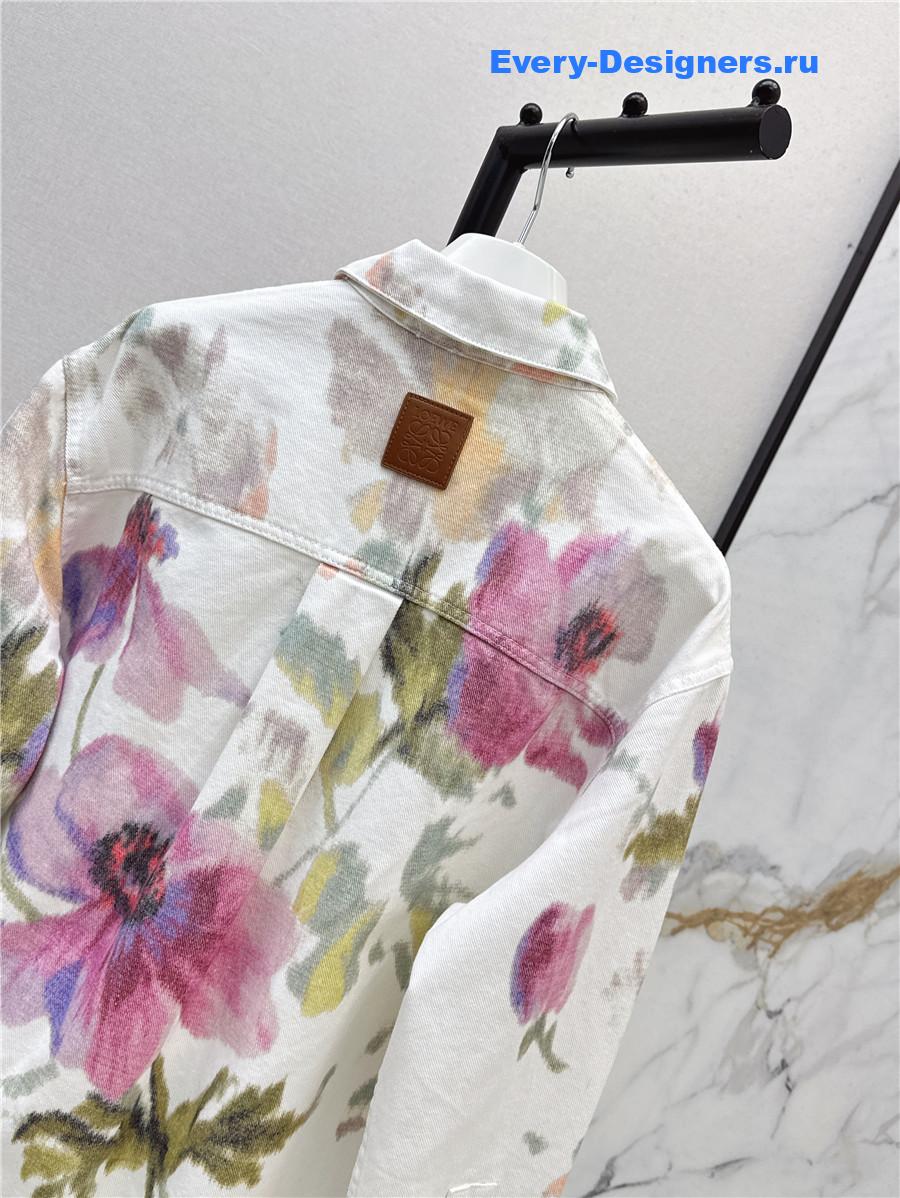 L0ew* x paula’s ibiza rose shirt