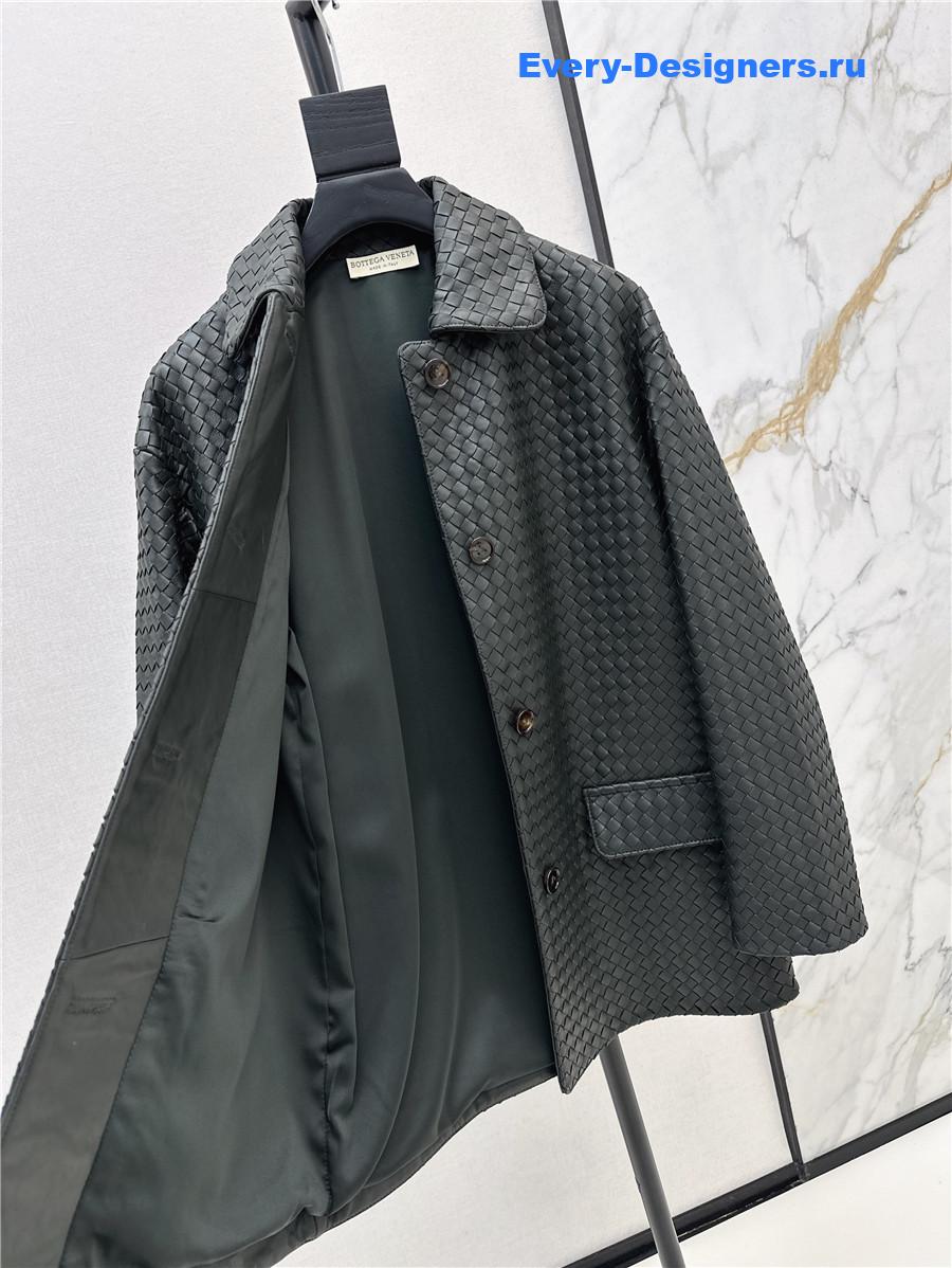 b0tt*ga Ven*ta intrecciato shirt jacket