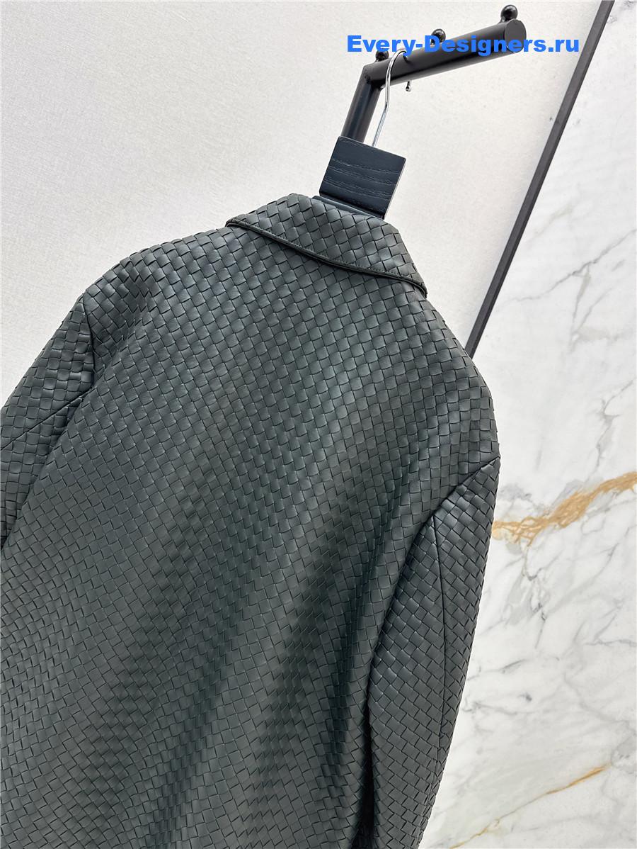 b0tt*ga Ven*ta intrecciato shirt jacket