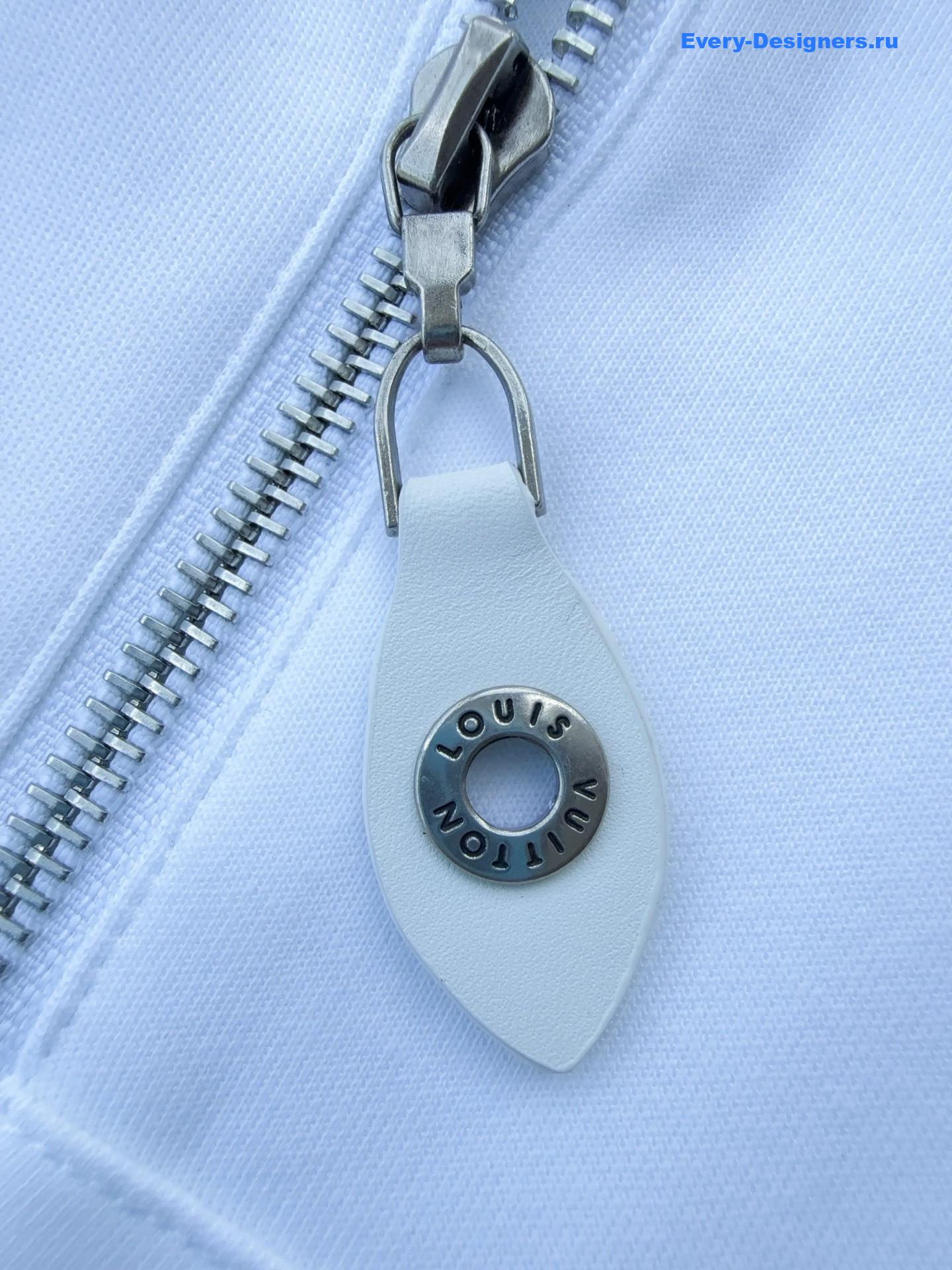 l0vis Vvtt0n leather accent hoodie