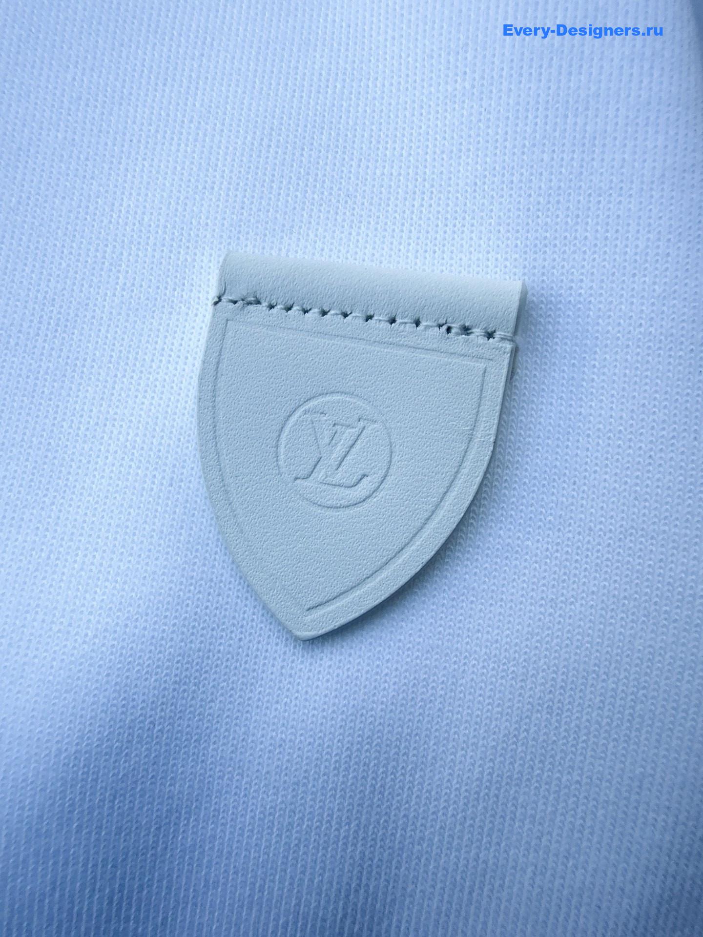 l0vis Vvtt0n leather accent hoodie