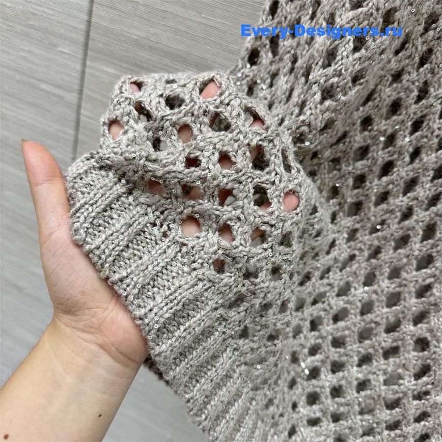 BC Dazzling Net Dress in Cool Beige