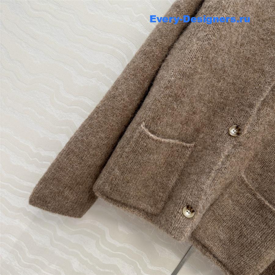 L0r0 P1ana camel cashmere cardigan jacket