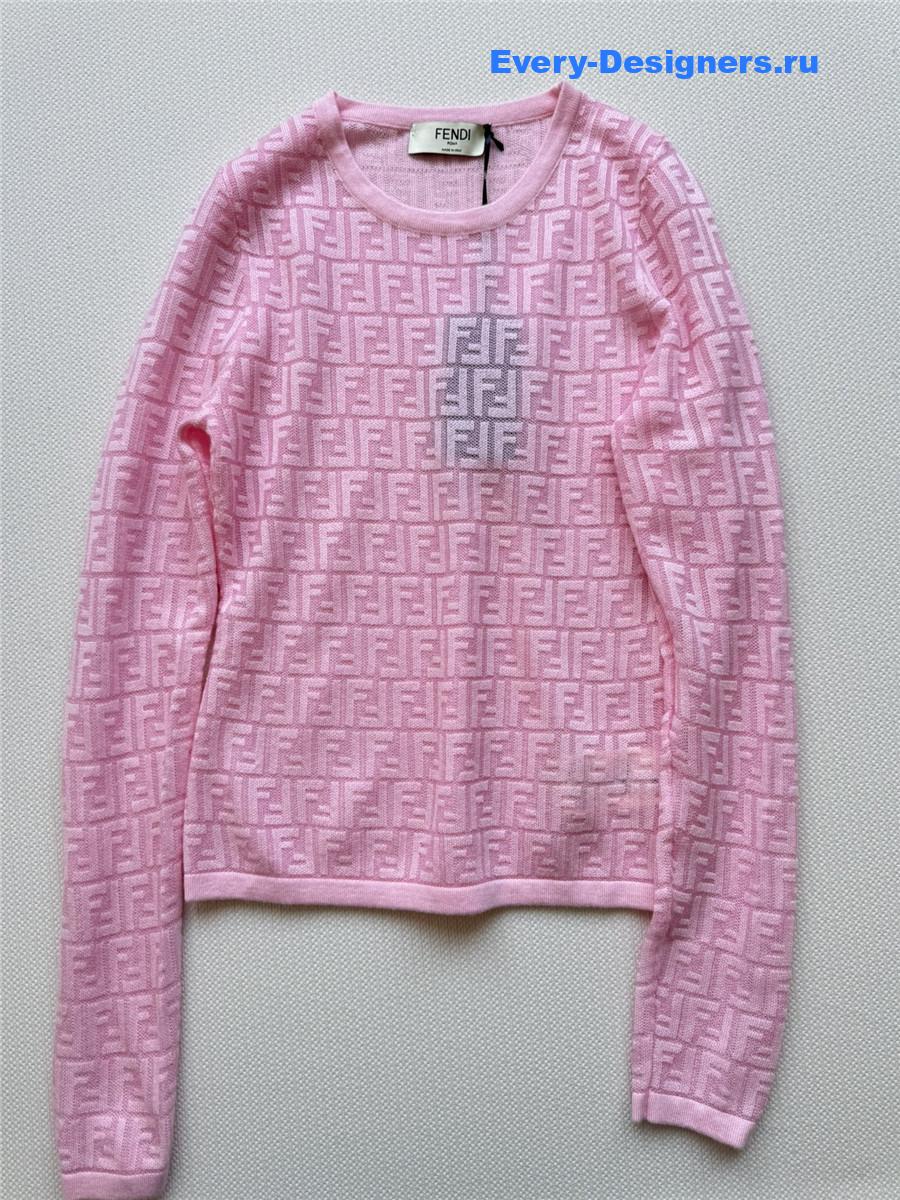 F**di ff pink sweater