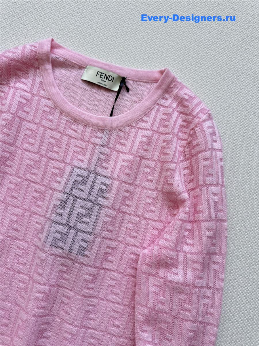 F**di ff pink sweater
