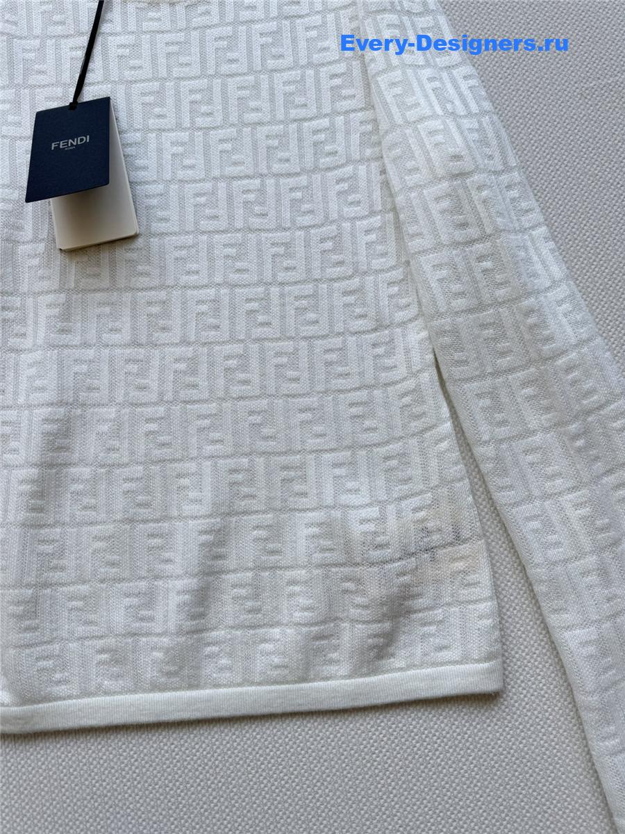 F**di ff white sweater