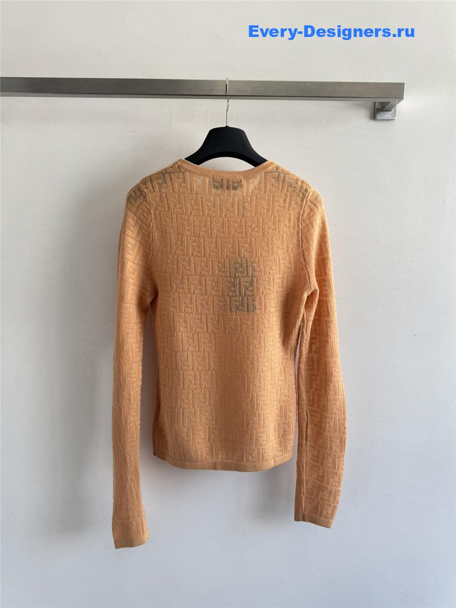 F**di ff orange sweater