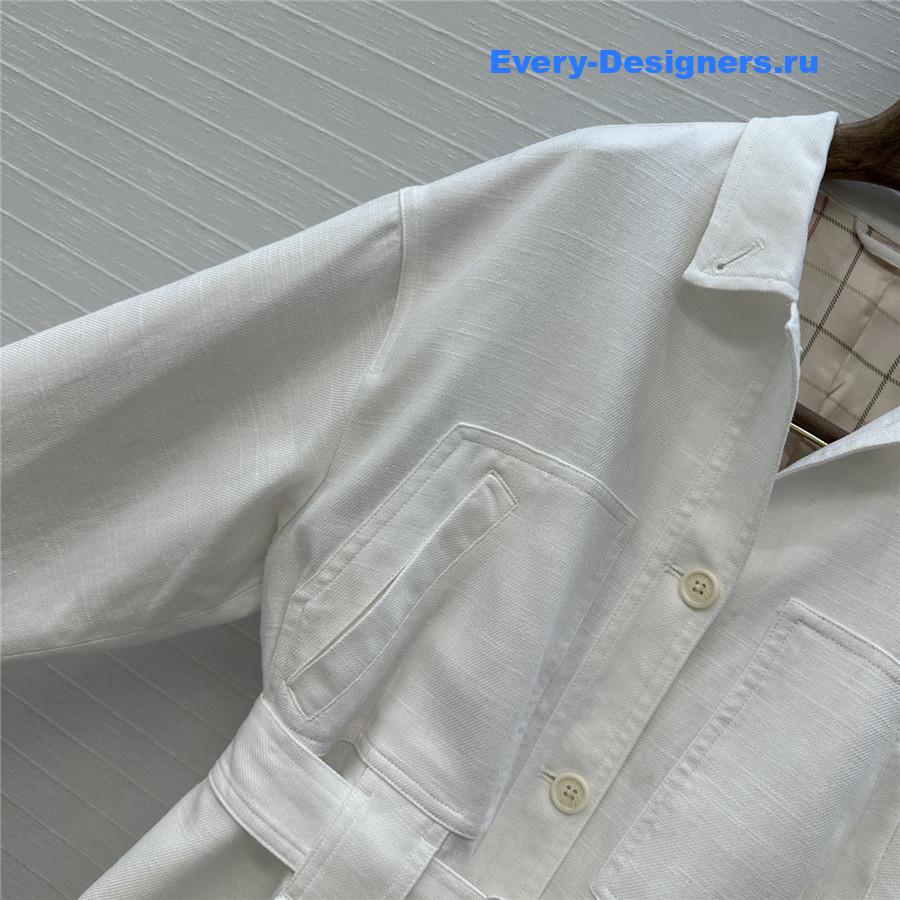 L0r0 P1ana white linen jacket