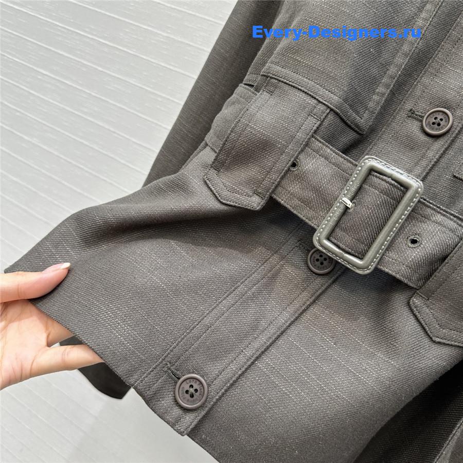 L0r0 P1ana gray linen jacket