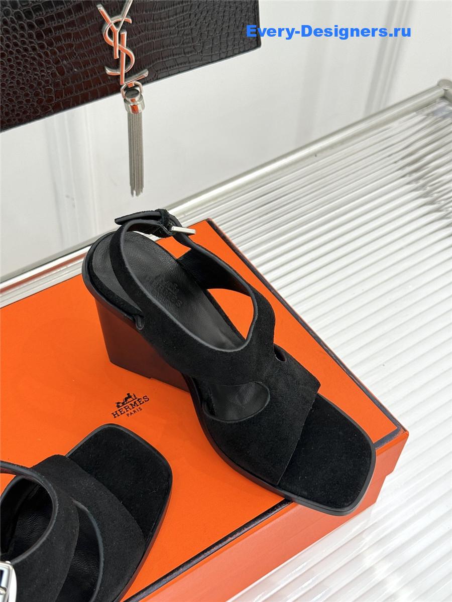 H**me5 kalya 100 black suede sandals