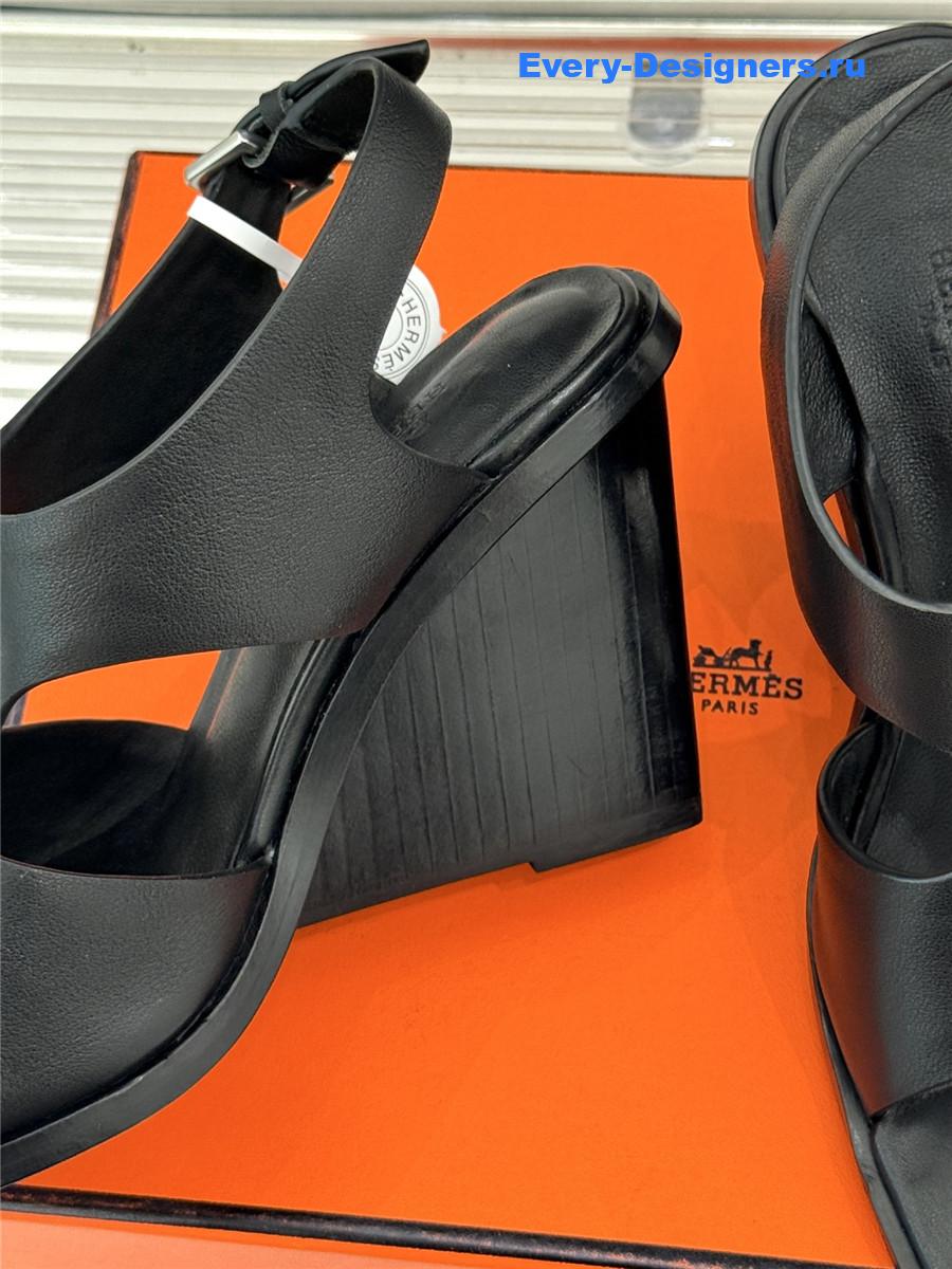 H**me5 kalya 100 black leather sandals