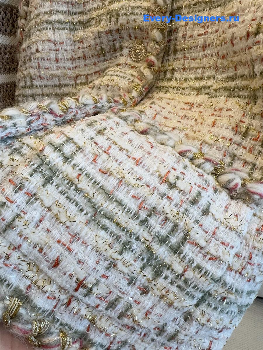 Ch**el tweed vest coat