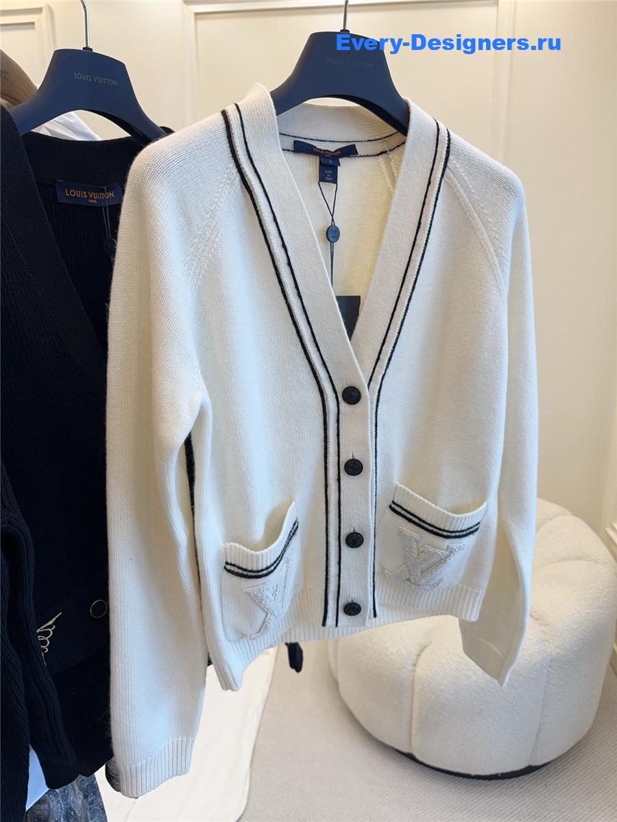 l0vis Vvtt0n stripe accent cardigan