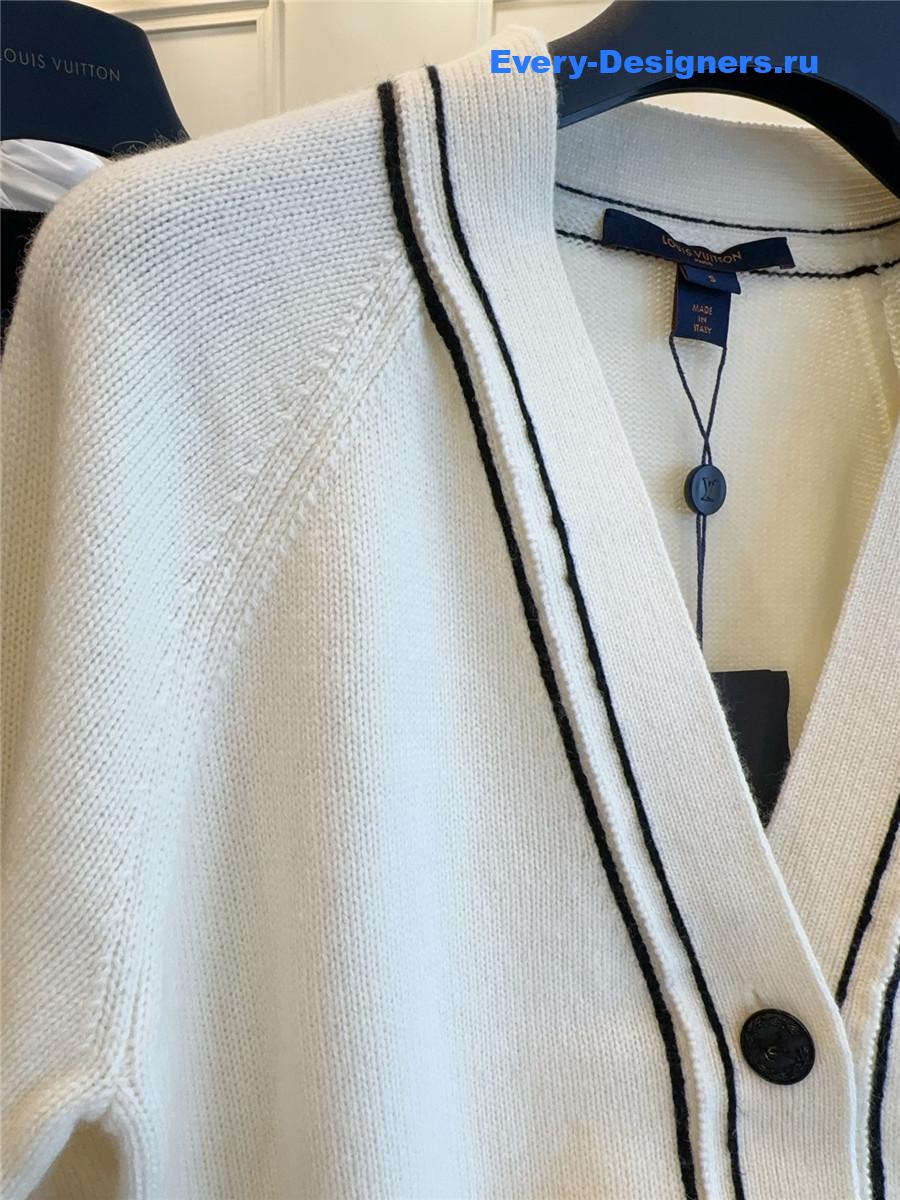 l0vis Vvtt0n stripe accent cardigan