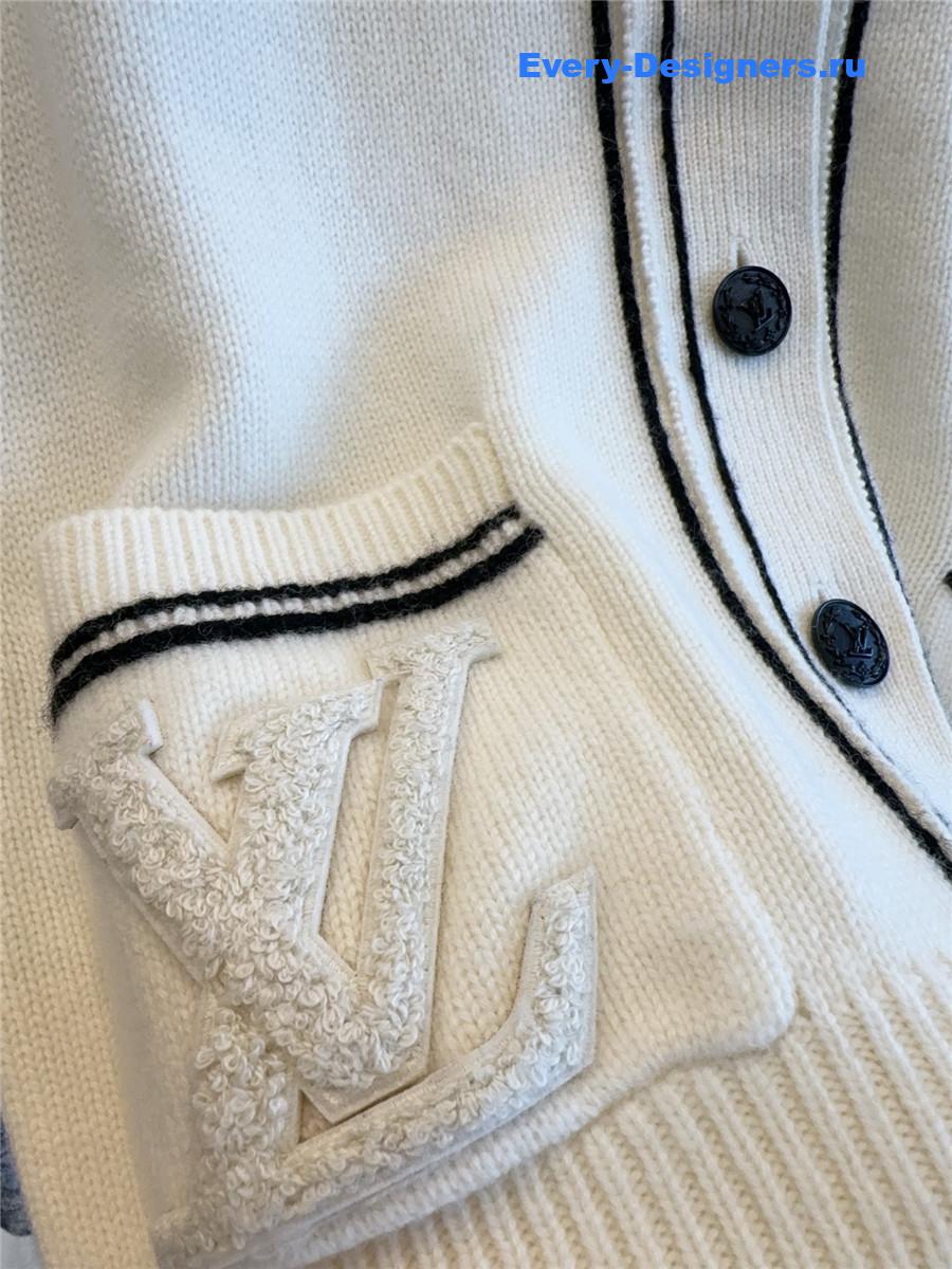 l0vis Vvtt0n stripe accent cardigan