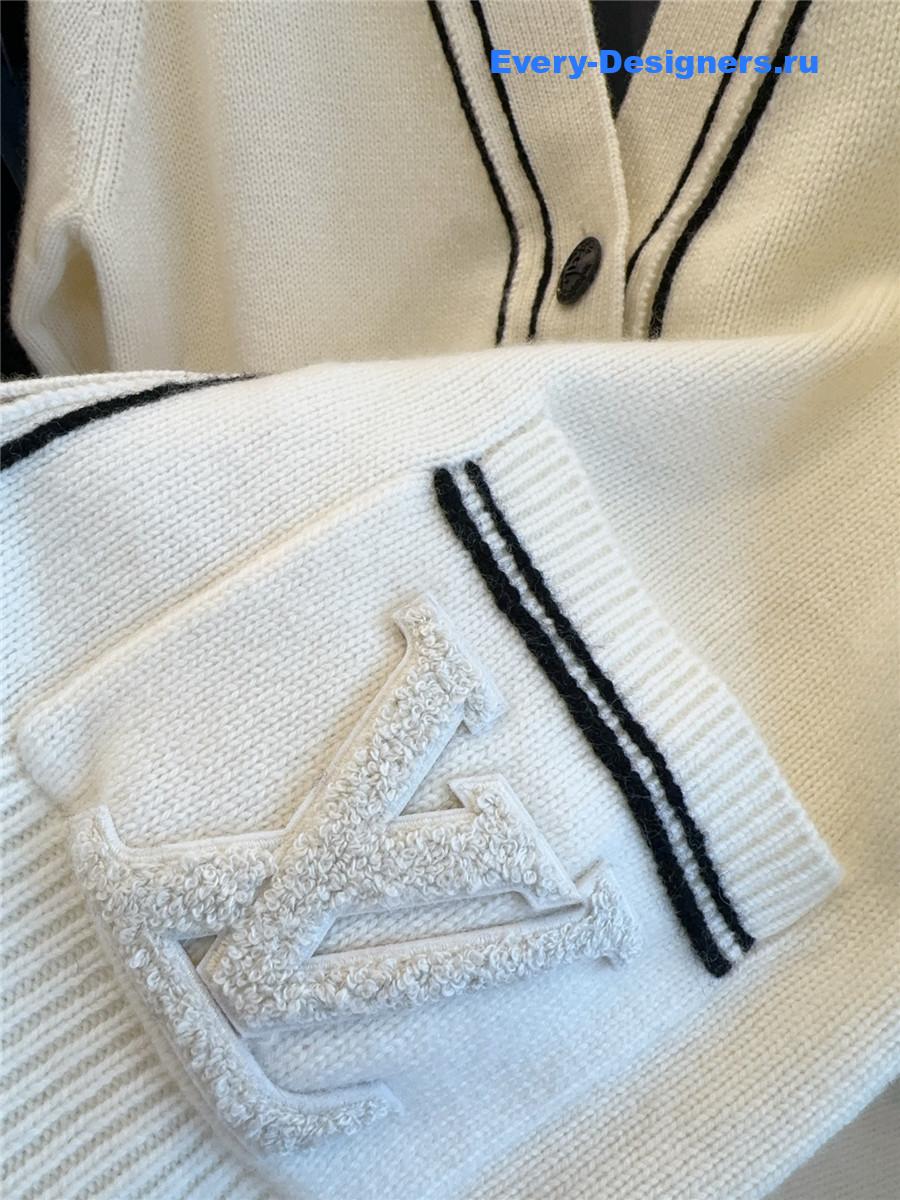 l0vis Vvtt0n stripe accent cardigan