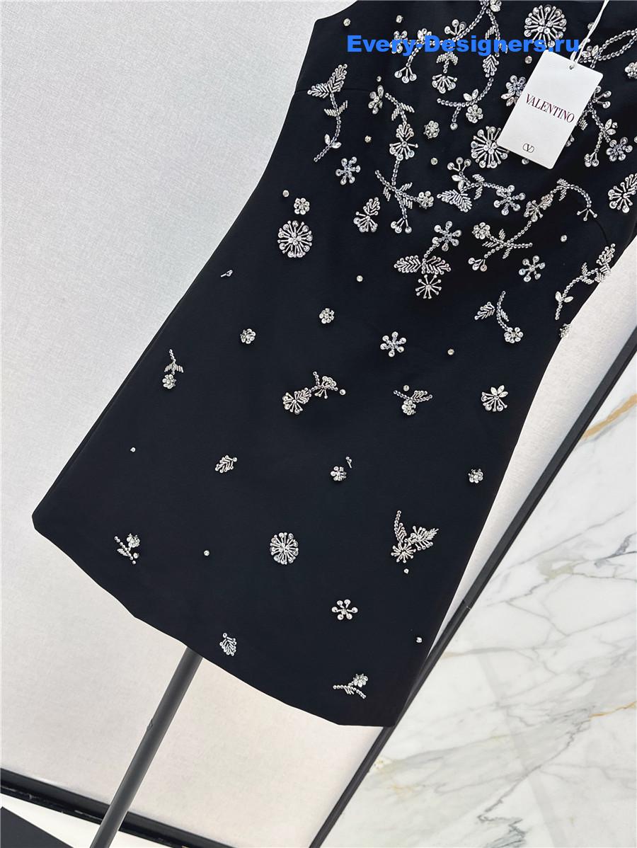 Va1e*ntin0 floral beaded dress