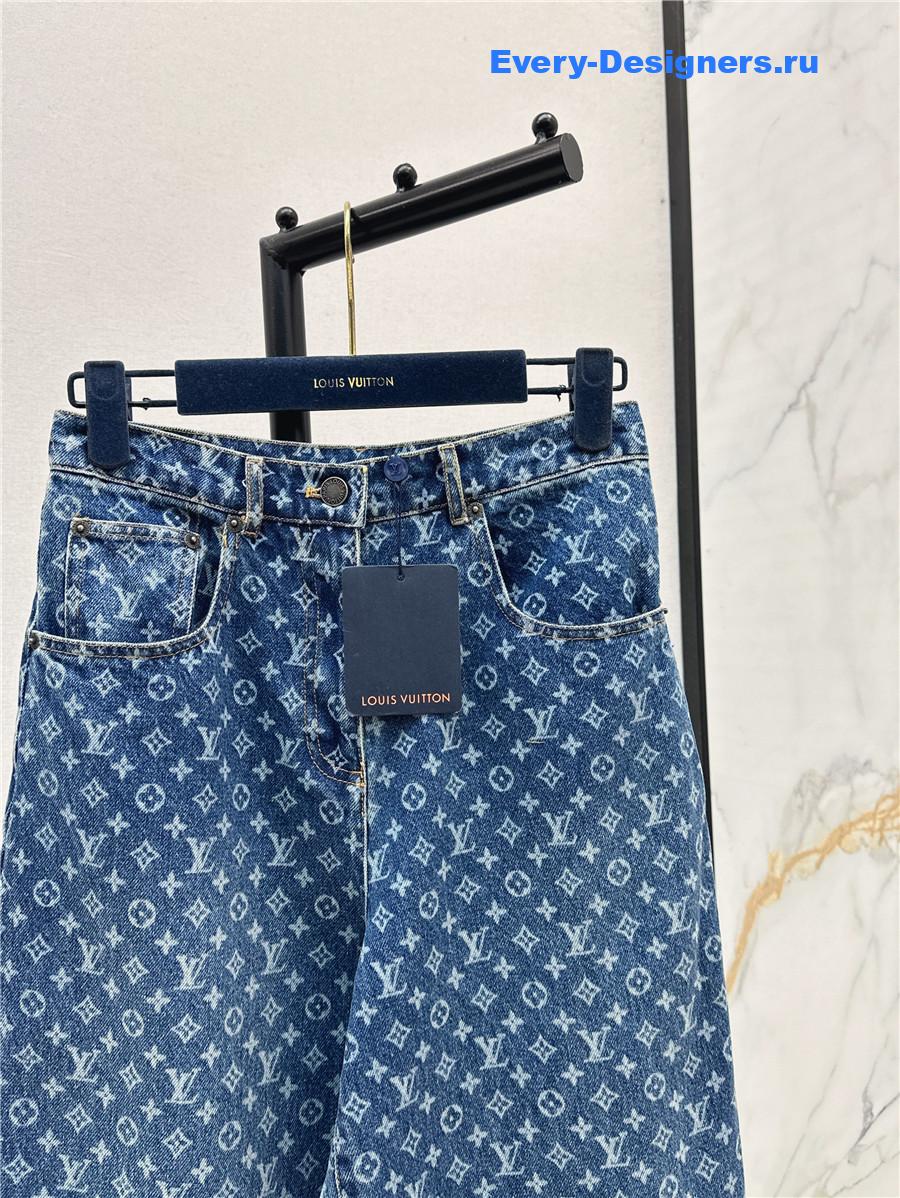 l0vis Vvtt0n monogram flared jeans