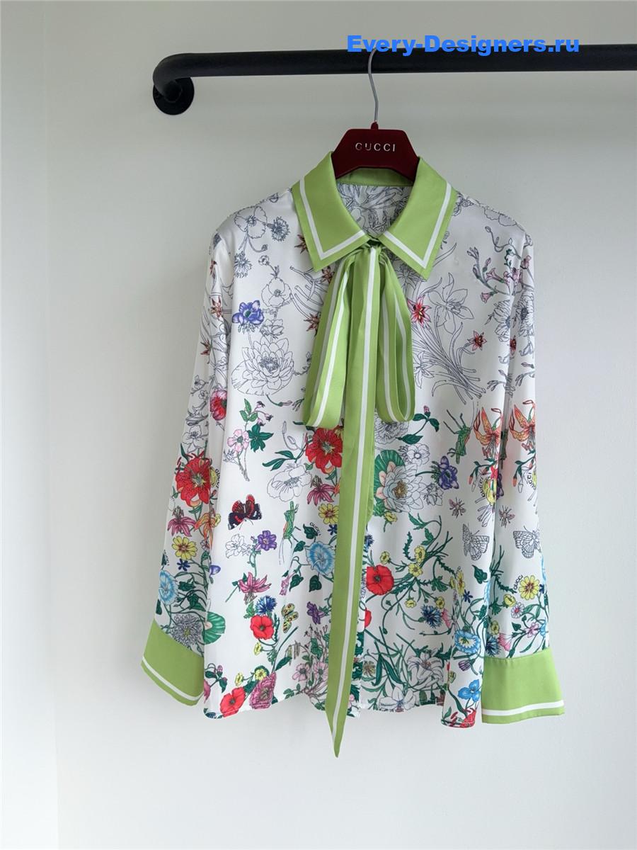 Gvc*1 printed silk shirt