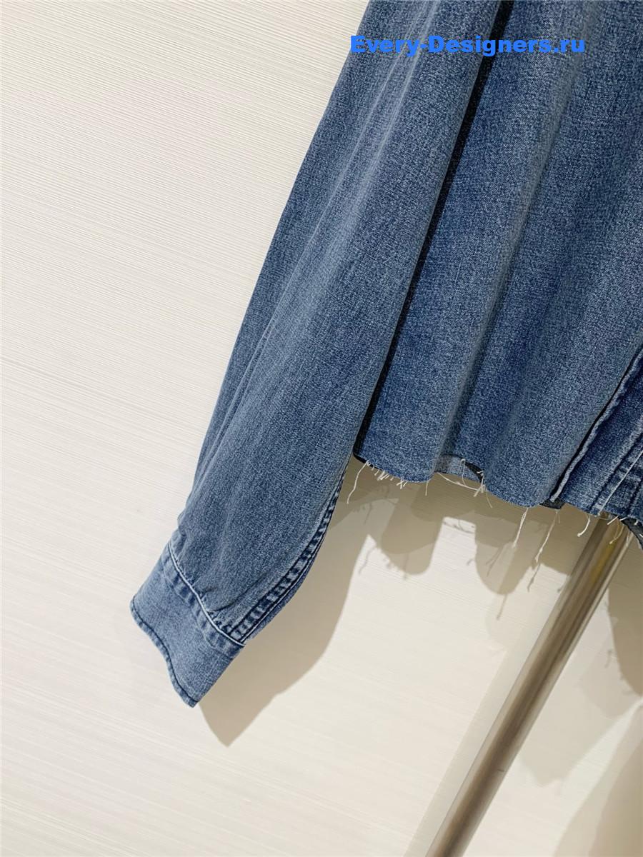 Miu Miu Cropped Shirt Jacket