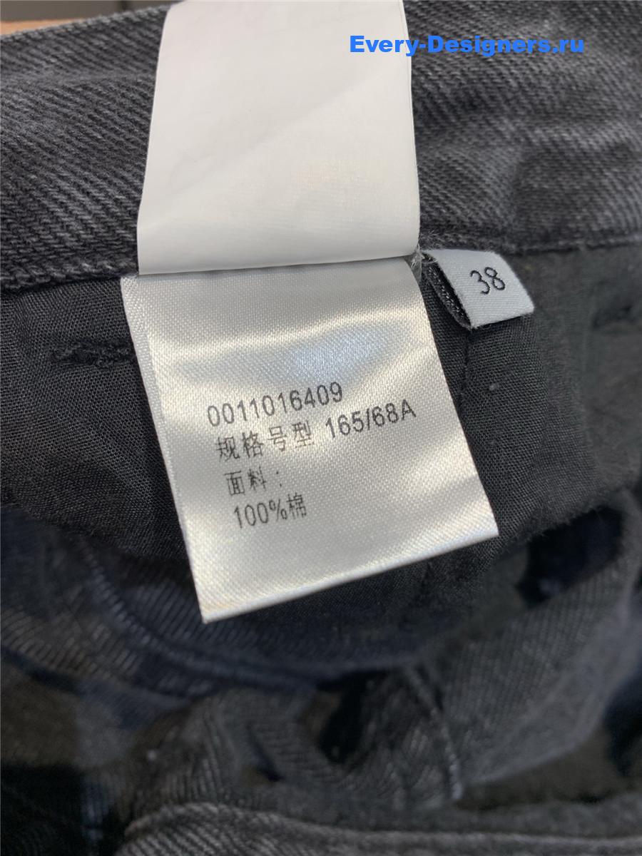 L0ew* dark gray anagram jeans