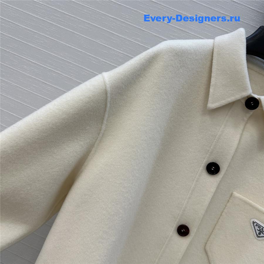 Pra*a bull denim shirt beige