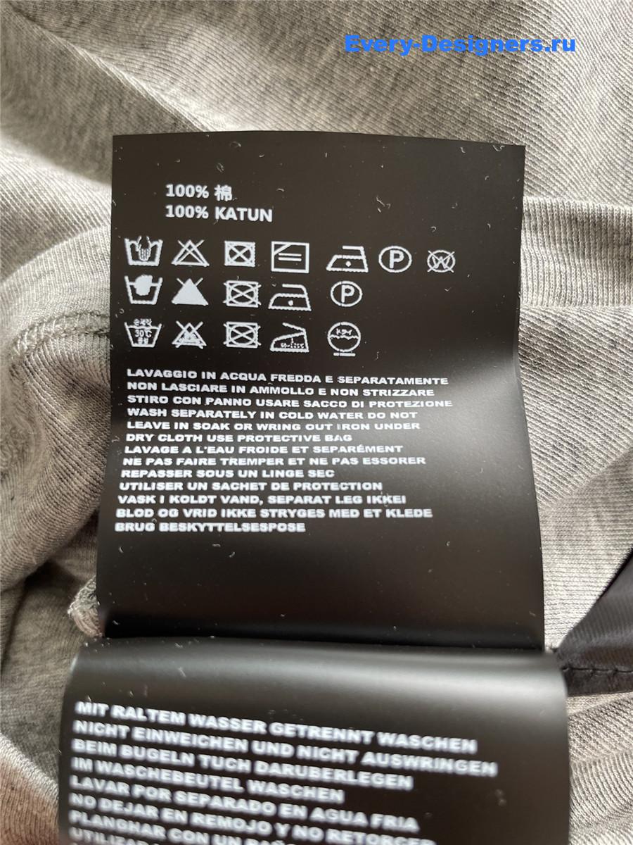 Miu Miu Grey Ribbed Jersey Top