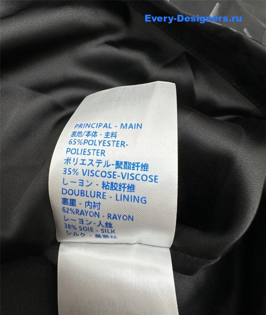 l0vis Vvtt0n black monogram windbreaker