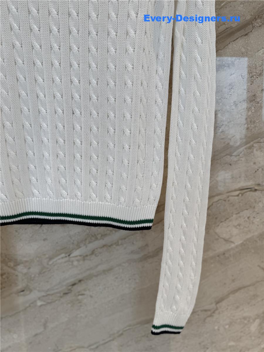 D10r vibe embroidered knit sweater