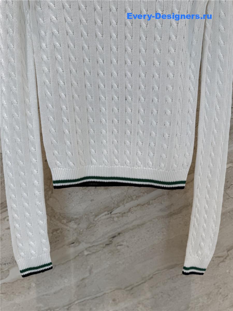 D10r vibe embroidered knit sweater