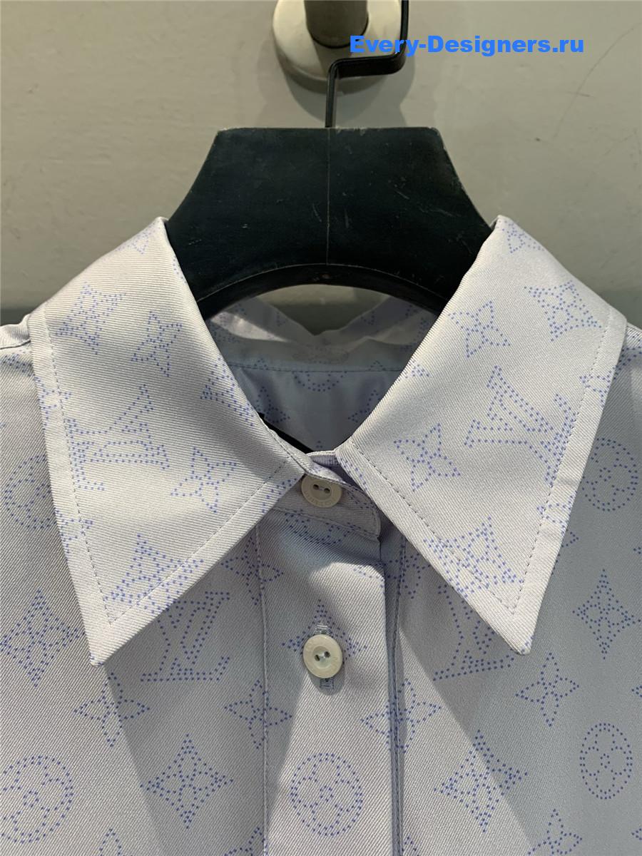 l0vis Vvtt0n mahina lace trim shirt