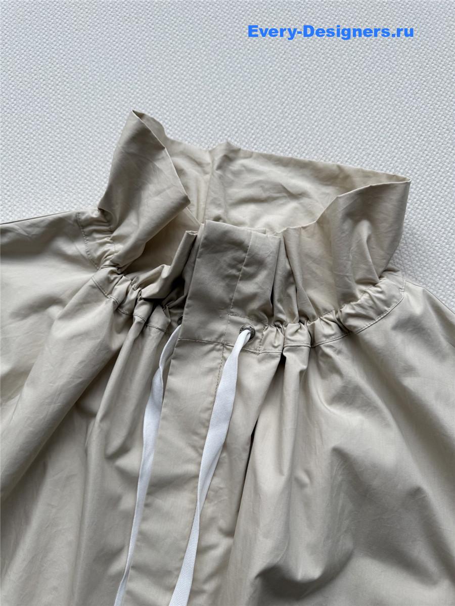 l0vis Vvtt0n ruffle collar bomber