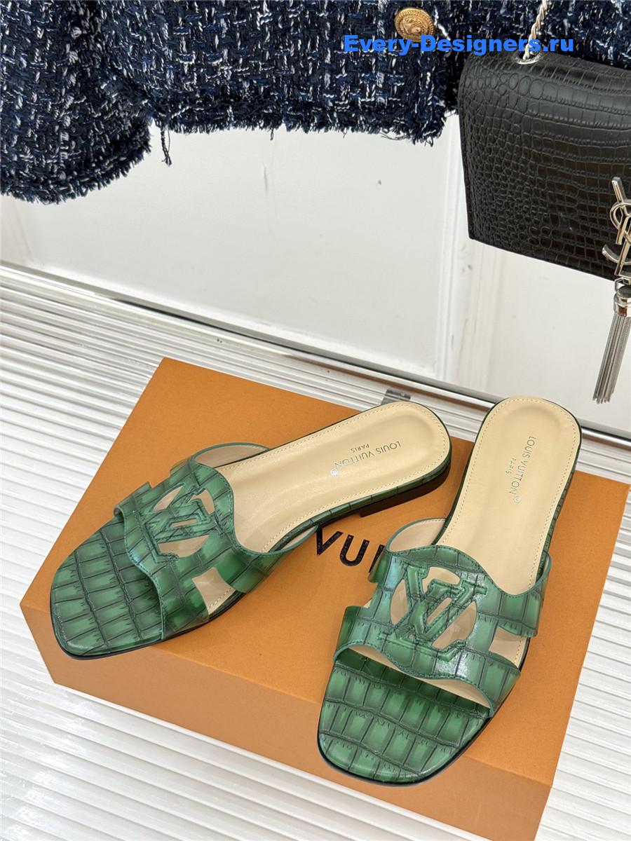 l0vis Vvtt0n lv isola green mules