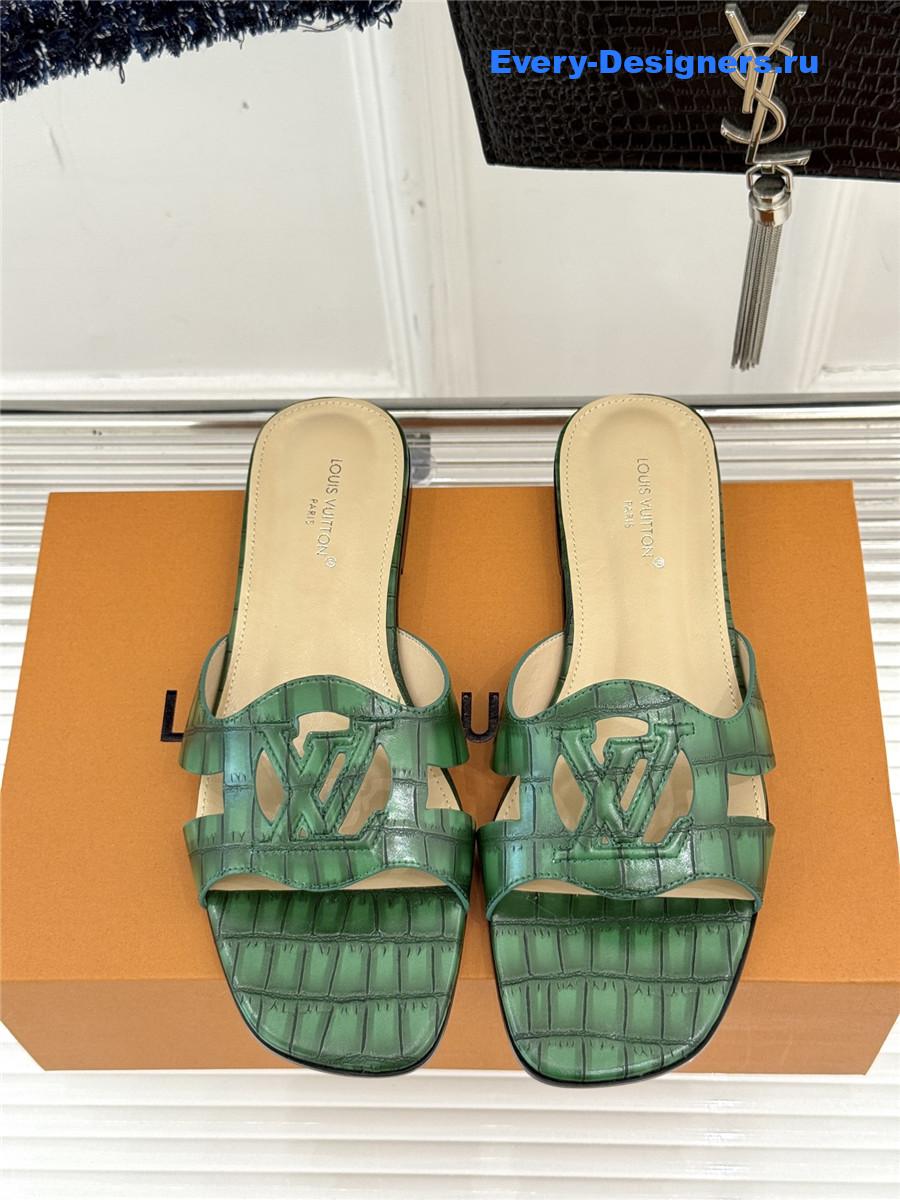 l0vis Vvtt0n lv isola green mules