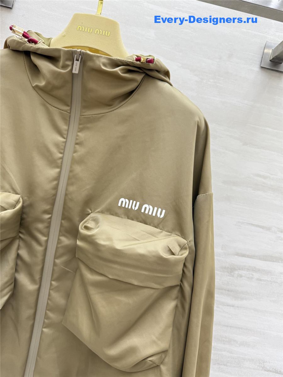 Miu Miu Technical Blouson Jacket