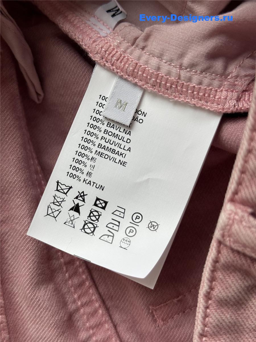 Miu Miu Pink Washed High-Waist Jeans