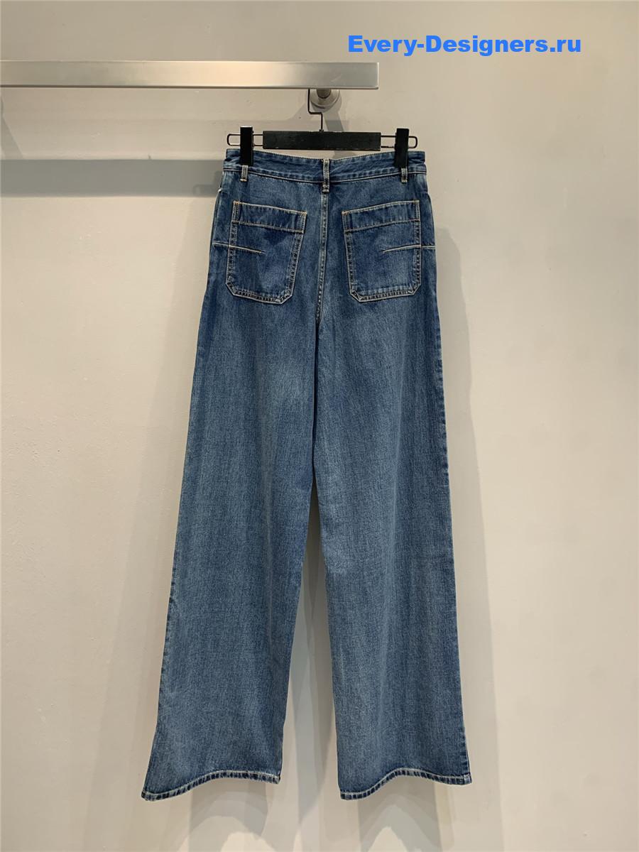 D10r graphique flared jeans