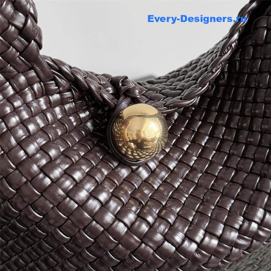 b0tt*ga Ven*ta tosca intreccio leather shoulder bag