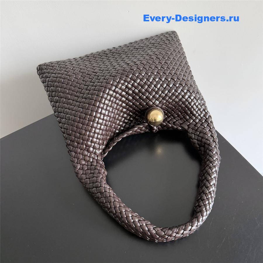 b0tt*ga Ven*ta tosca intreccio leather shoulder bag