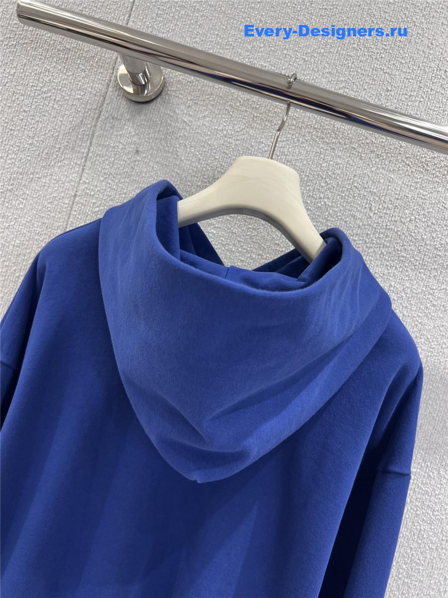 A1exa*der wang blue bubble-logo hoodie