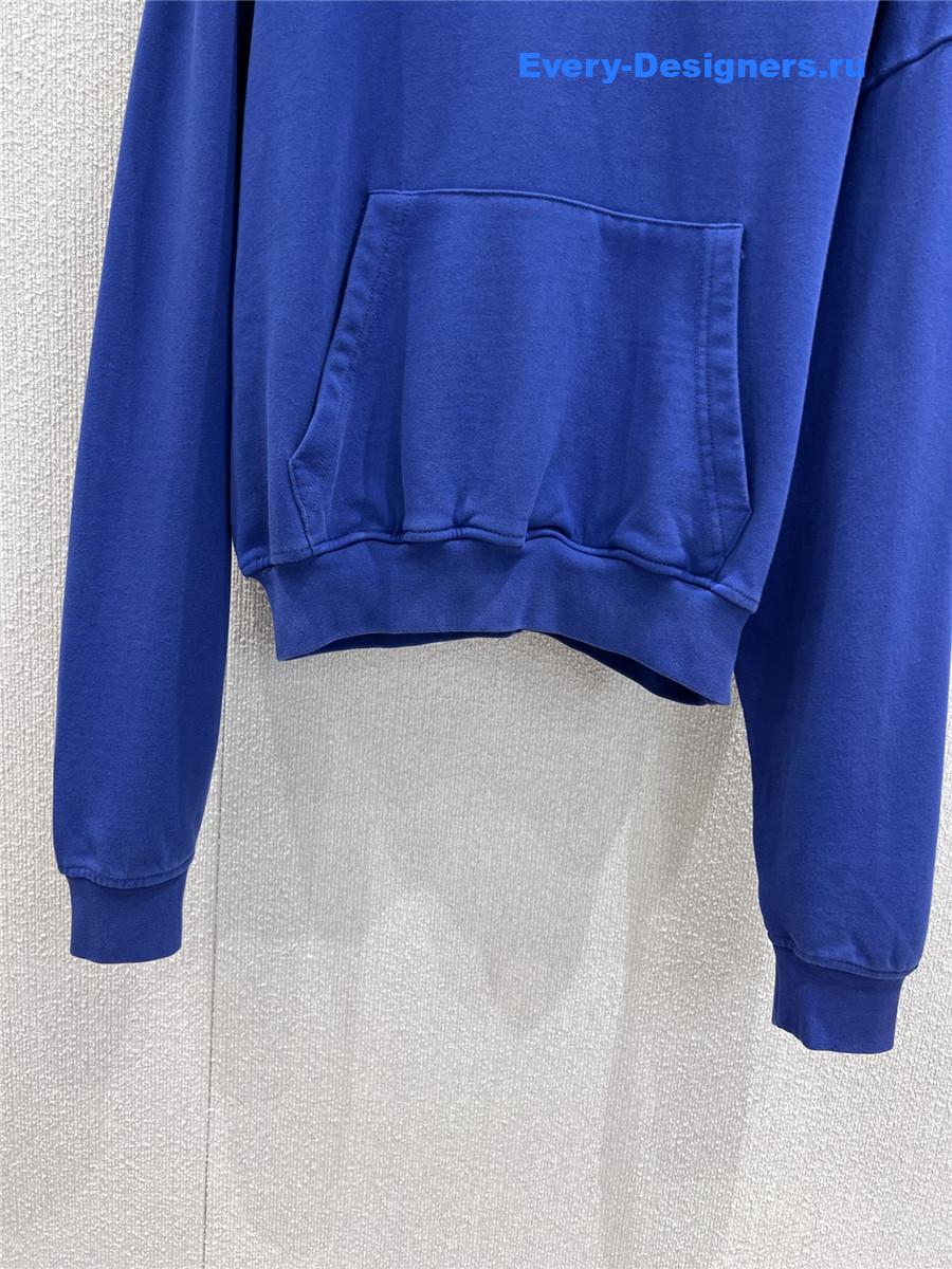 A1exa*der wang blue bubble-logo hoodie